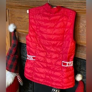 Zyia Red Alpine Down Vest Sz Xxxl EUC.